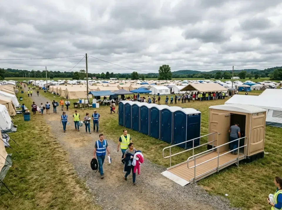 disaster-relief-camp-restrooms-010 — frequently asked questions, Dumpster & Portable Bathrooms Rental in Pine Canyon, CA